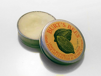 burro; cuticole; limone; mani; burt's bees;