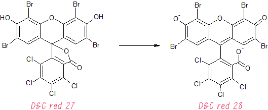 phloxine B; floxina B; d&c red; rossetto magico; acid red;